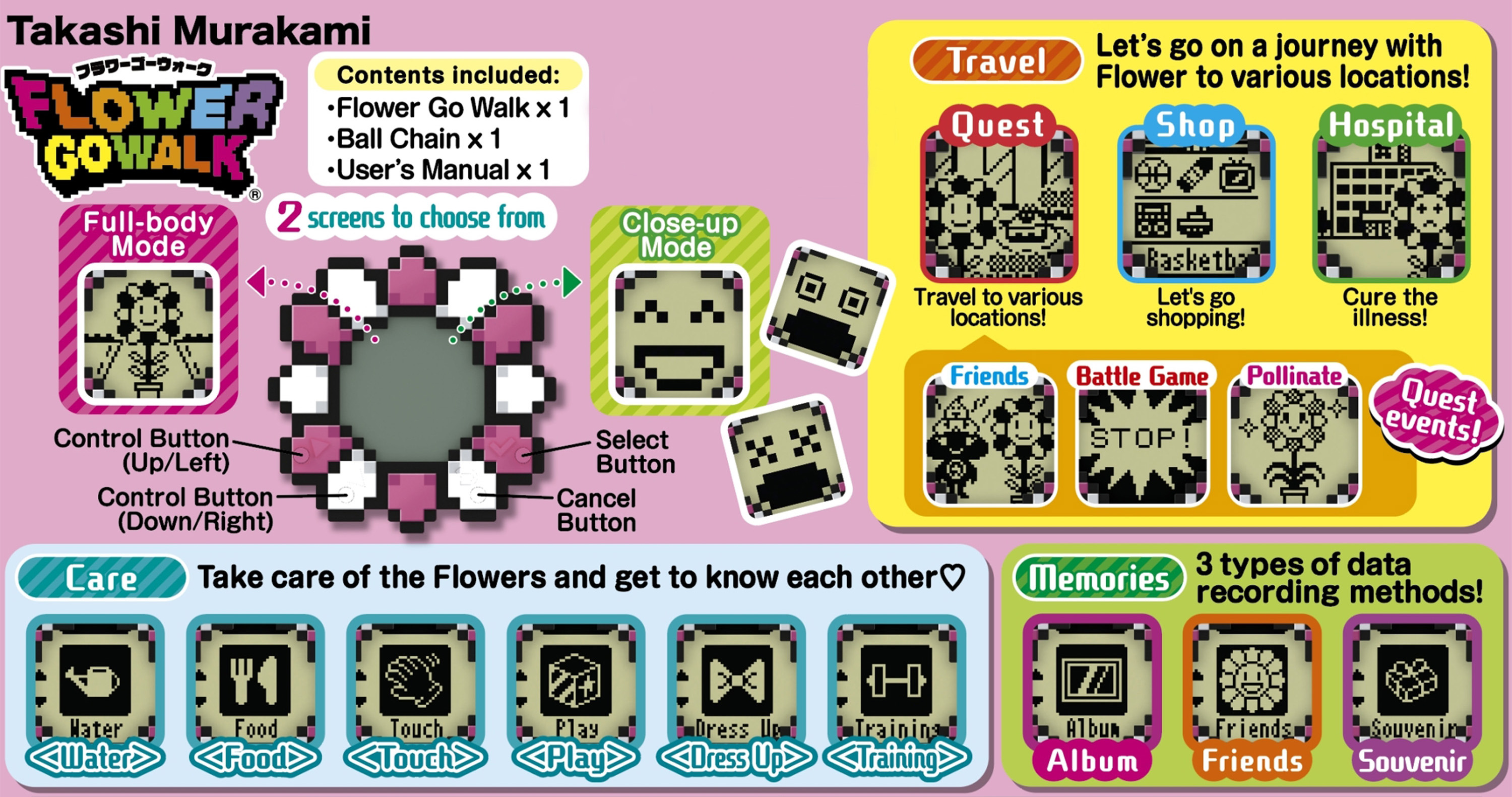 12月2日(金)12時よりWEBサイトにて、村上隆新作ゲーム「フラワーゴー