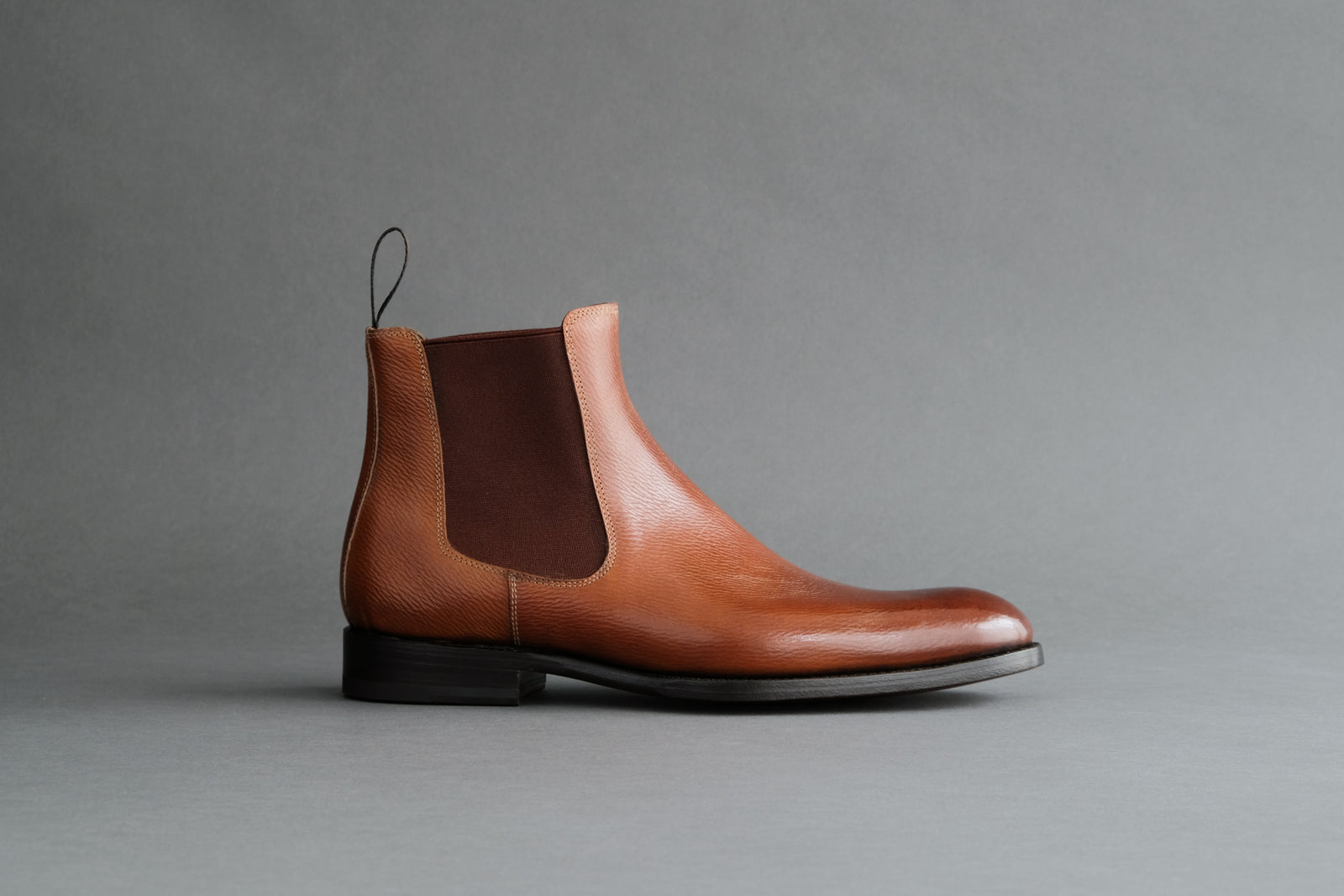 ZeroThreeThree.Liam Chelsea Boots From Long Grain Russian Calf
