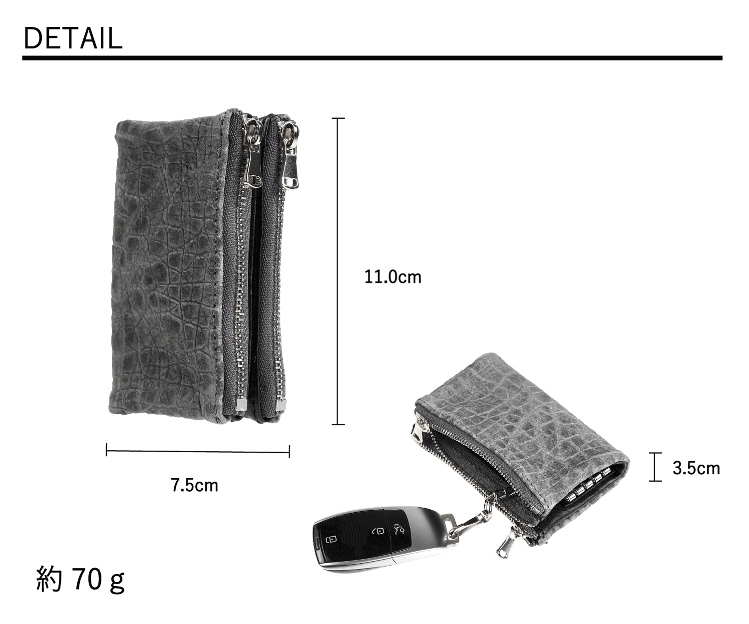 ZKC-061 カバ革 キーケース / ZOO 公式Online Shop