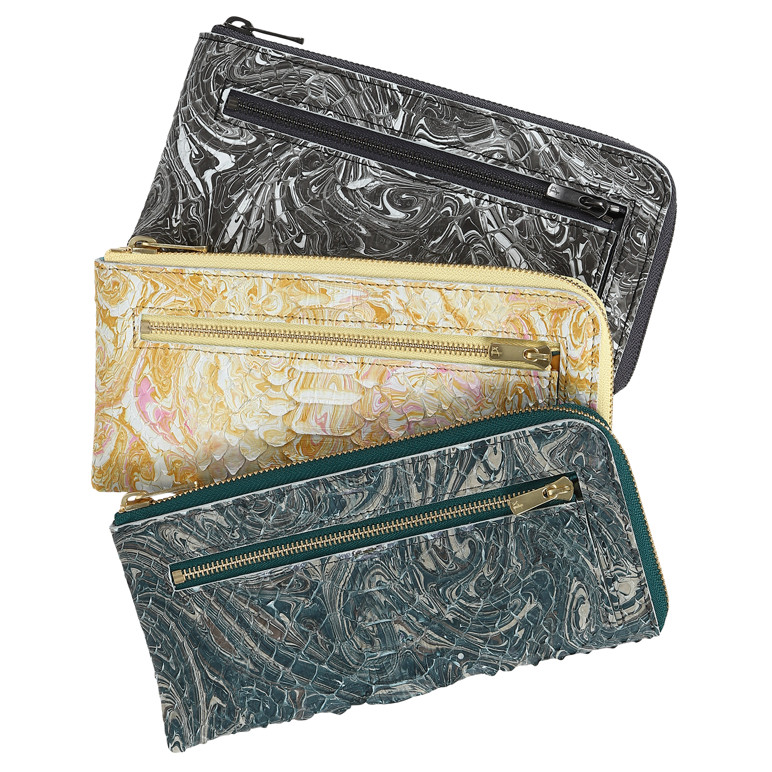 ZLW-132 パイソン墨流し染め 財布 / ZOO 公式Online Shop