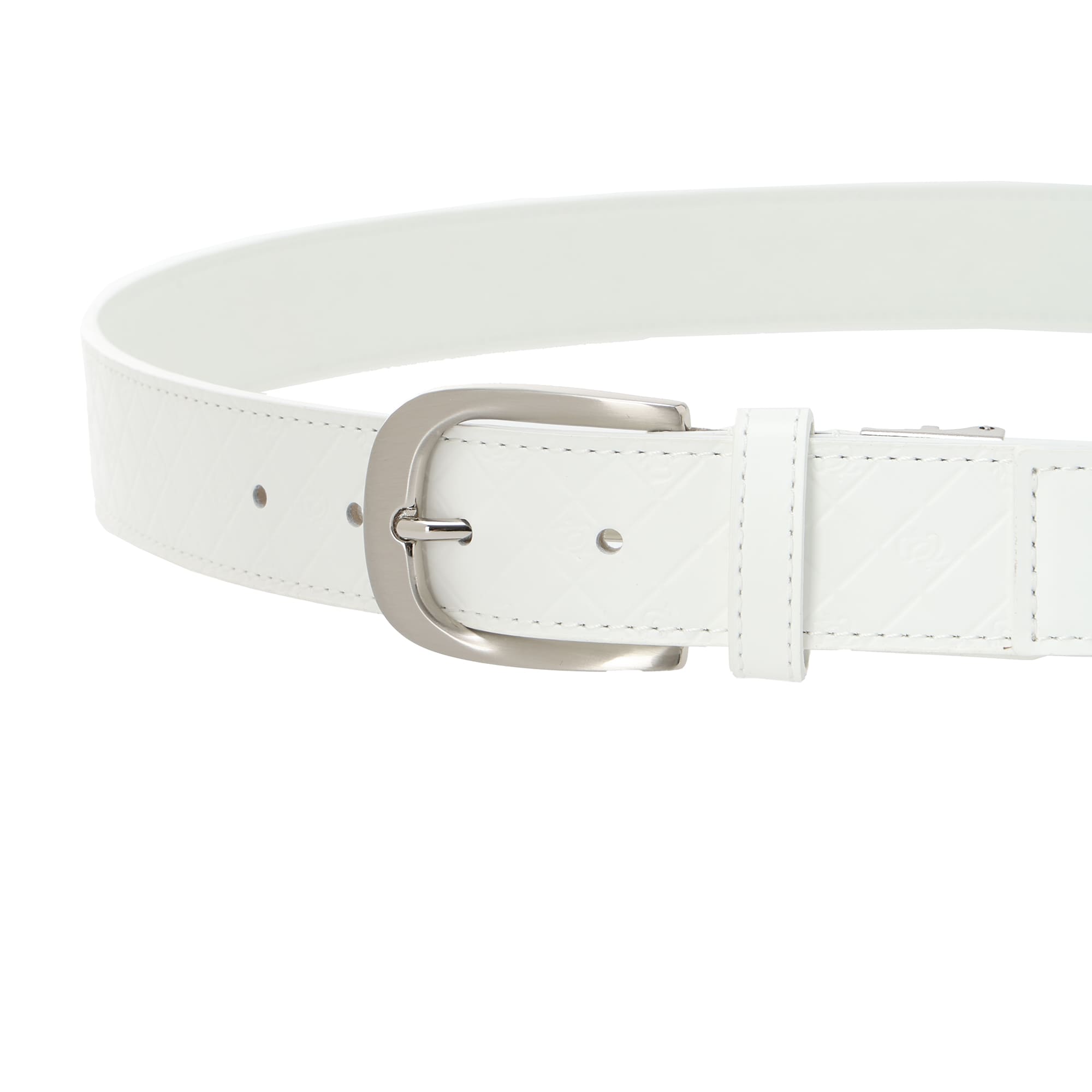 UNISEX エンボスベルト キャメル