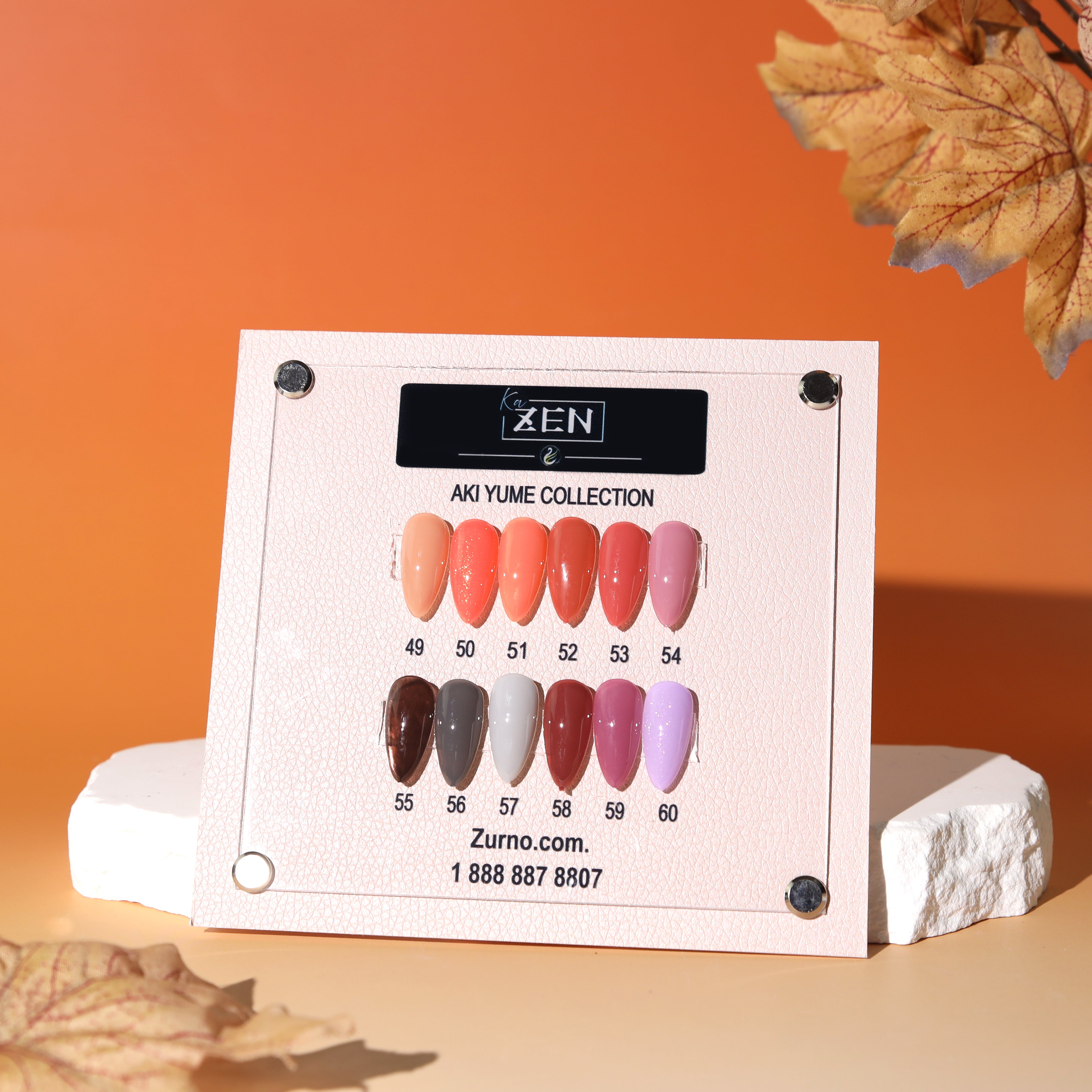 KaZEN | Builder Gel Aki Yume Collection #49-#60 – Nailsjobs by Zurno