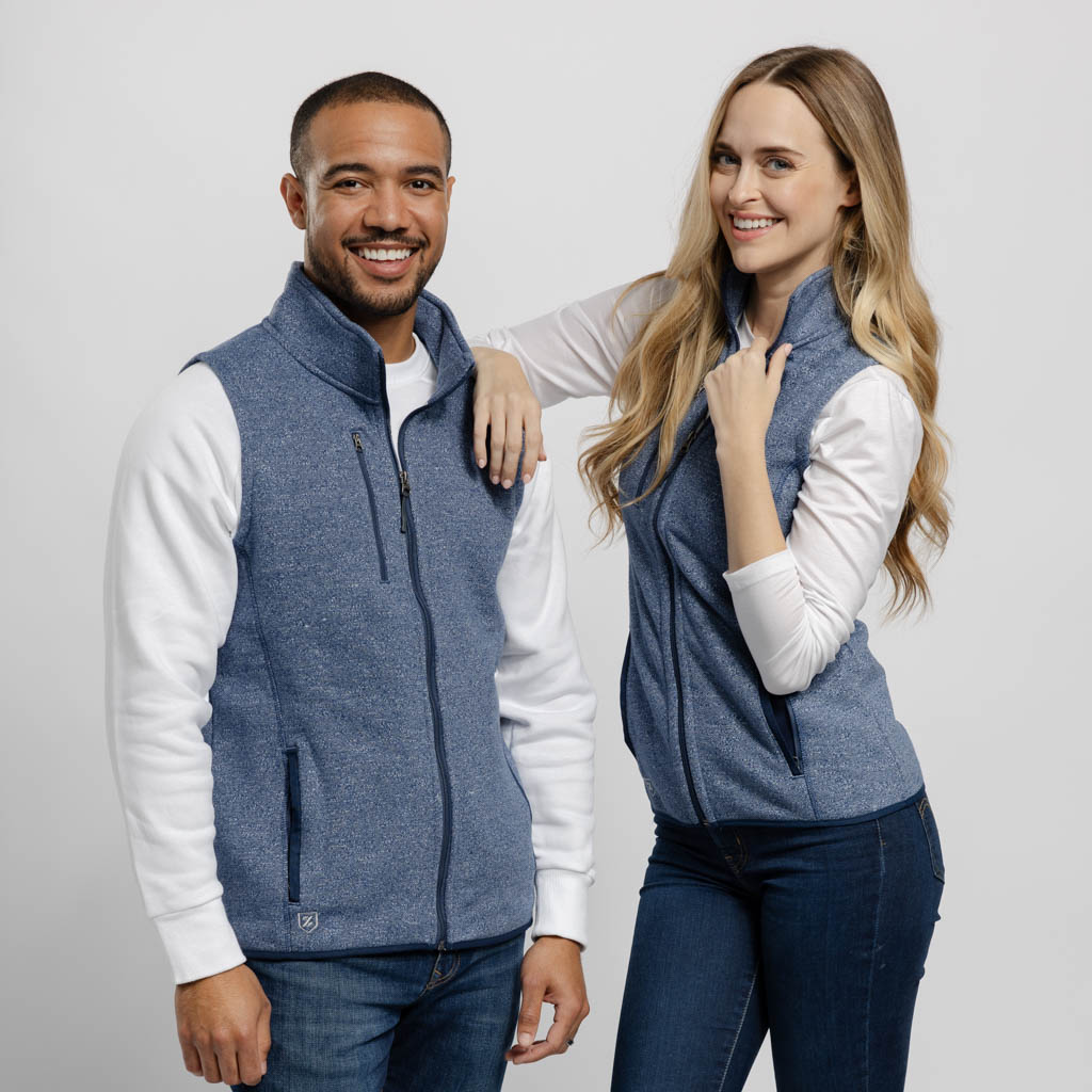 Zusa Men's Midtown Fleece Vest | Eco-Friendly Fleece Vests for Men