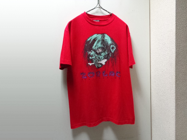 90'S ZORLAC SKATEBOARDS T-SHIRTS DESIGNED BY PUSHEAD （ゾーラック