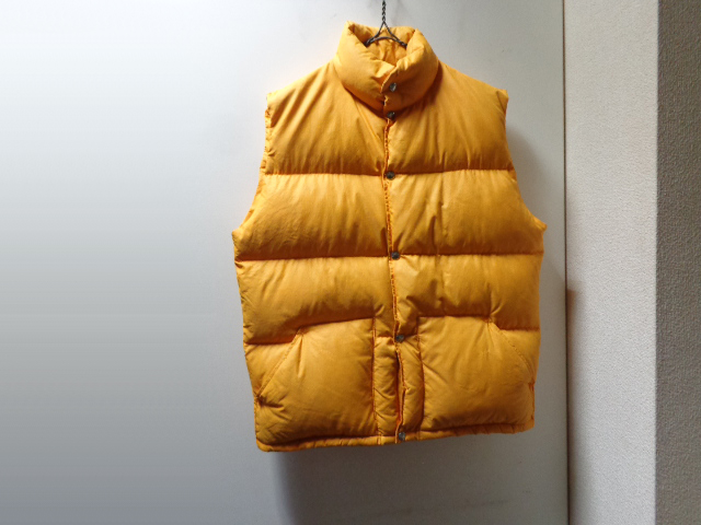 70'S THE NORTH FACE NYLON DOWN VEST(ノースフェイス リップストップ