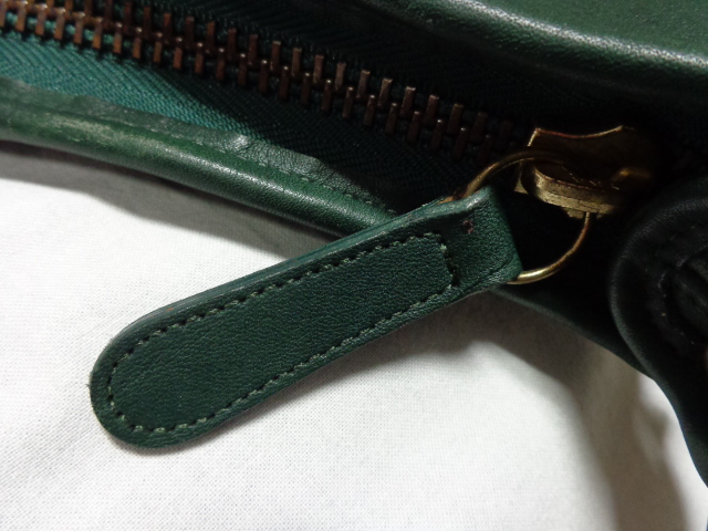 OLD COACH GREEN LEATHER SHOLDER BAG （オールド コーチ 緑本革仕様