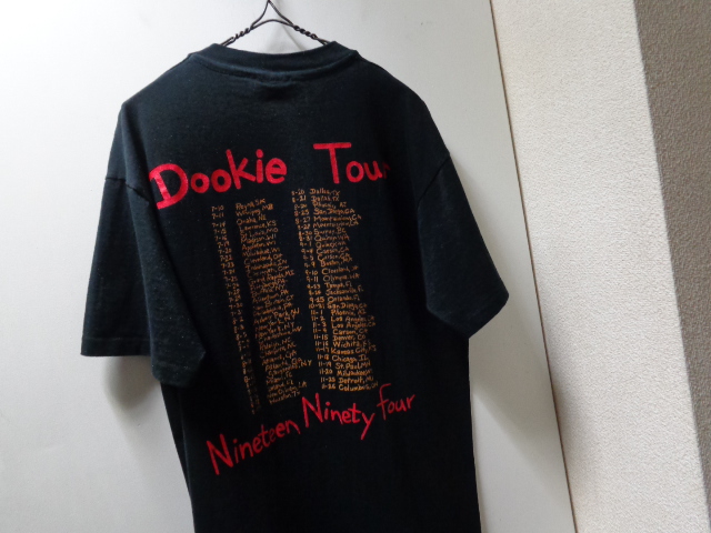 94'S GREEN DAY DOOKIE US TOUR T-SHIRTS（USA製 1994年 グリーンデイ