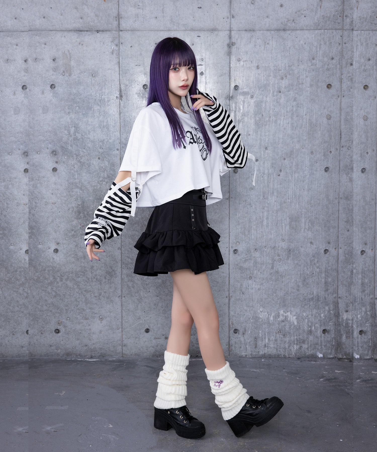 コルセット風フリルスカート– A AM STUDIO