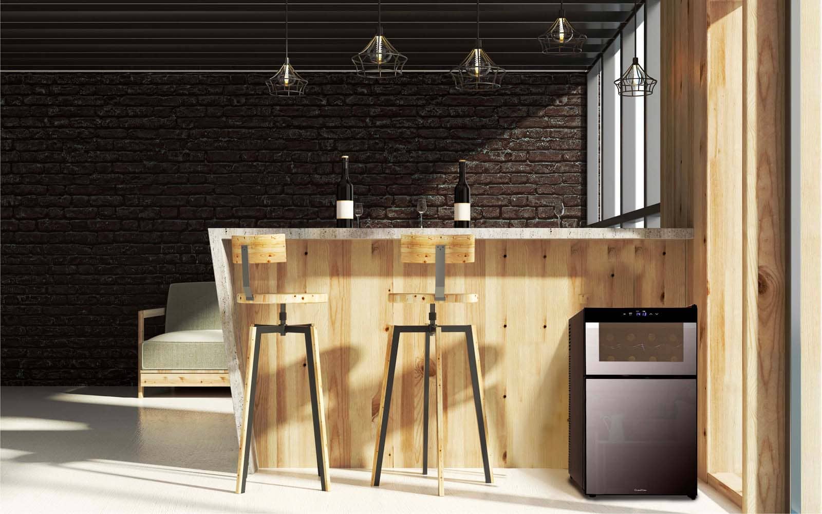 Grand Line 冷蔵庫一体型ワインクーラー(WRH-M262)｜A-Stage inc.