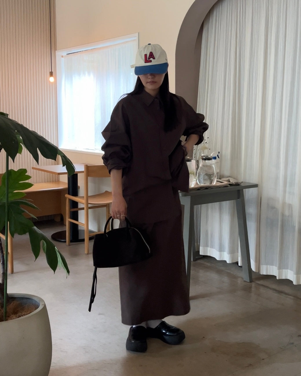 Suede Boston square bag S – A.subjjject