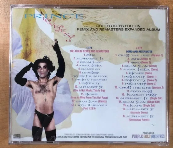PRINCE / LOVESEXY -REMIX AND REMASTERS COLLECTOR'S EDITION 【2CD