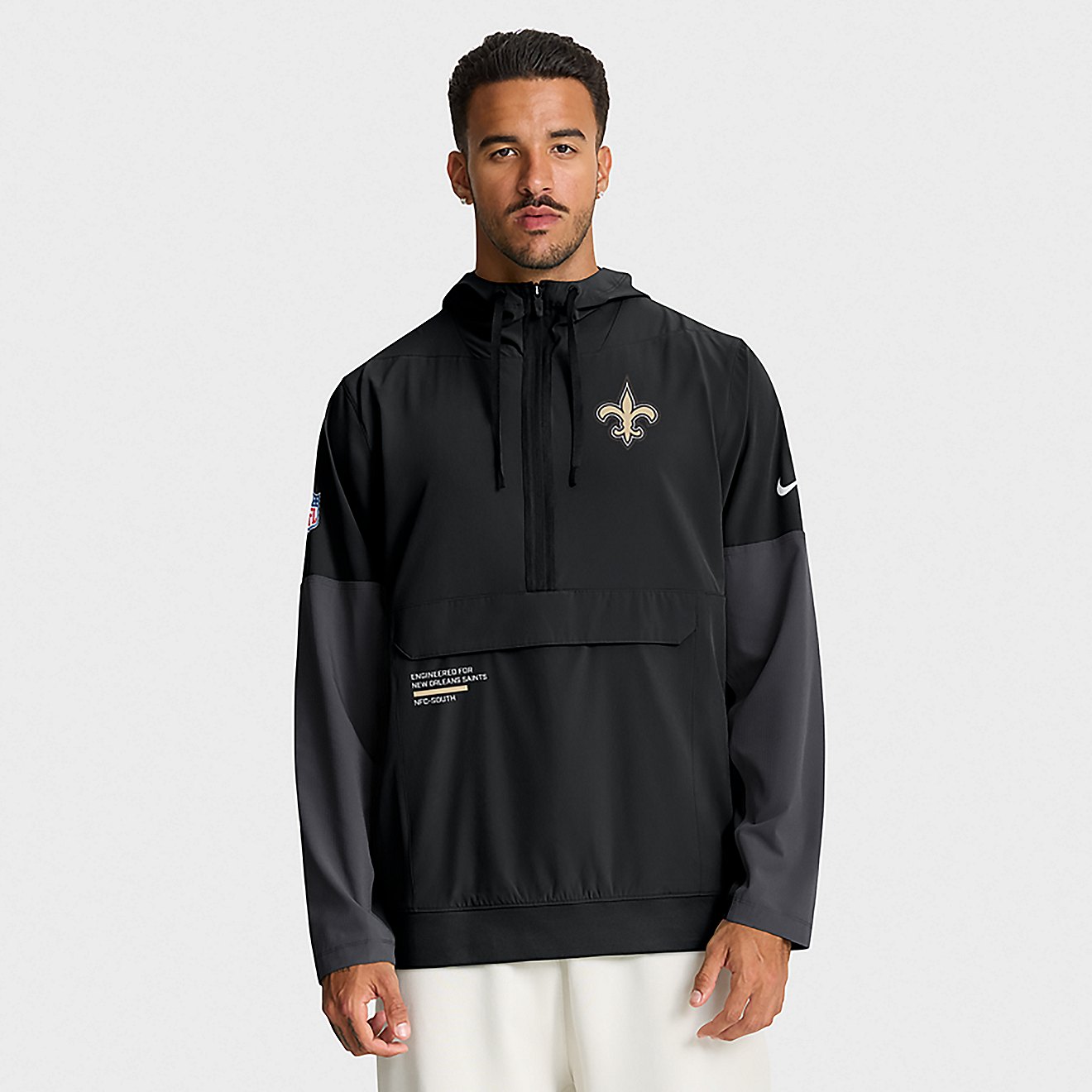 Nike Men's Saints Sideline Anorak Jacket | Academy