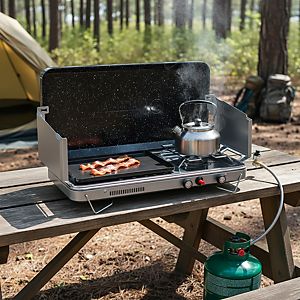 Magellan Outdoors Two Burner Stove with Griddle | Academy