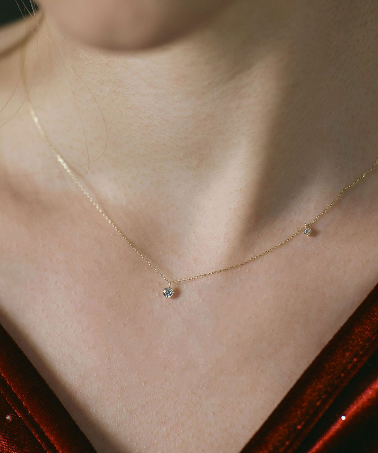 web限定】[K10]ランバスメロウダイヤモンドプチペンダント | 【公式