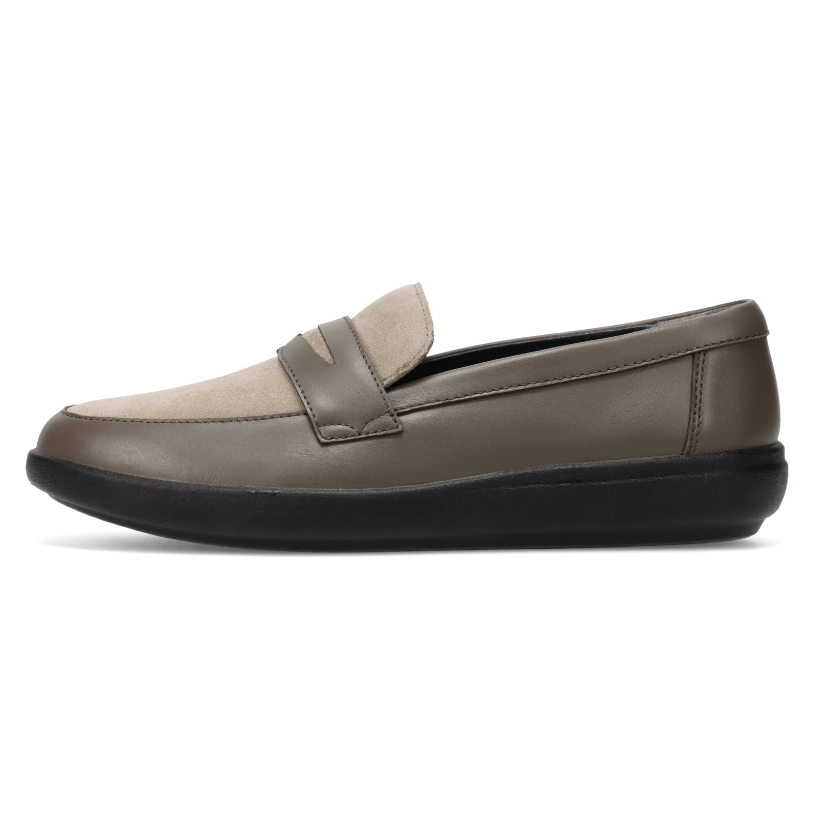 アキレス・ソルボ C 601 チャコール/スエードグレー｜牛革2E コイン