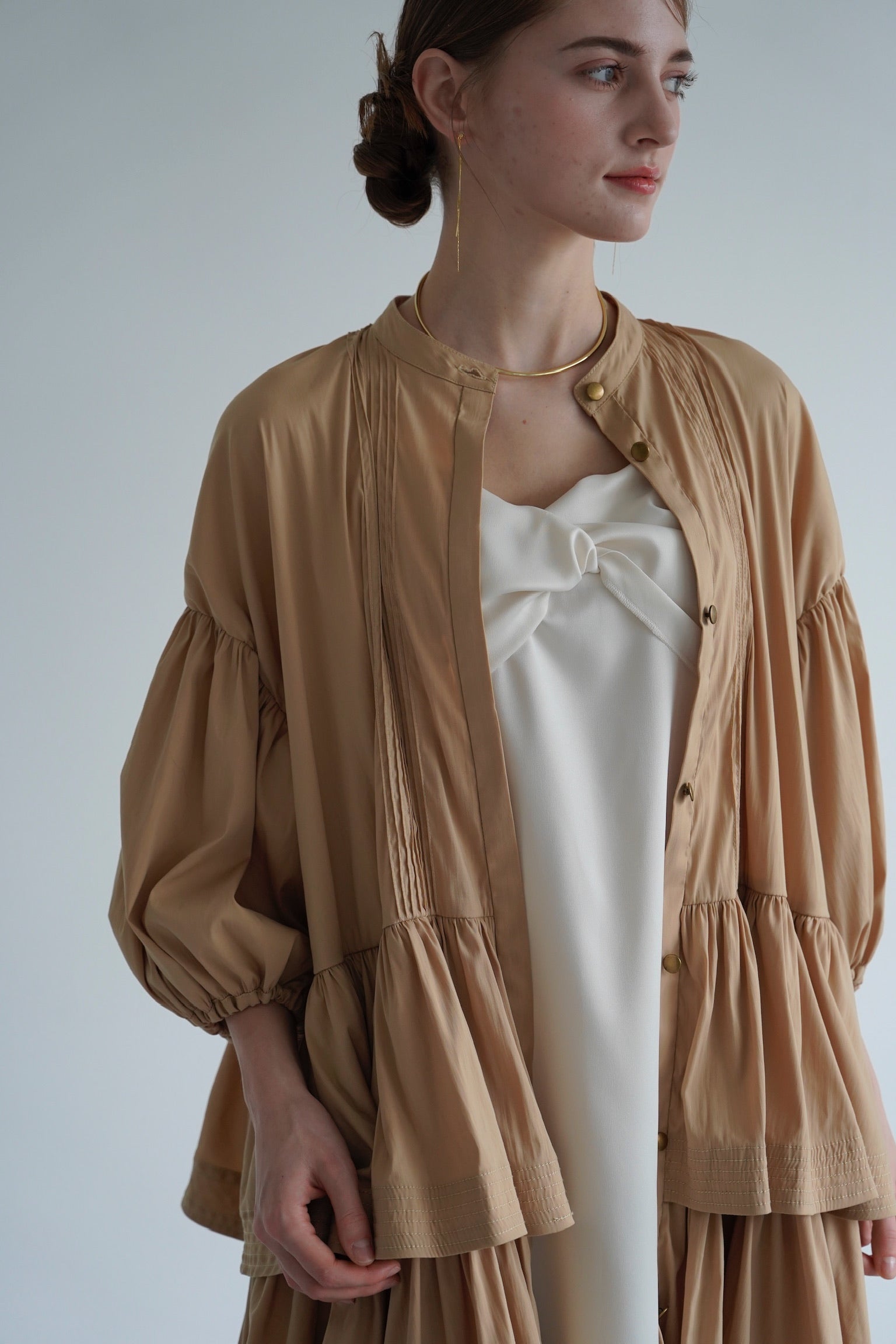 frill shirt one-piece – Acka online store