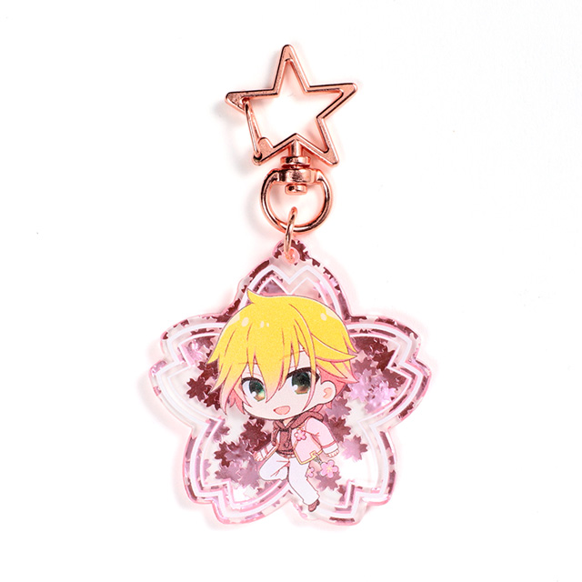 さくらフレークアクリルキーホルダー | アクリルグッズの達人