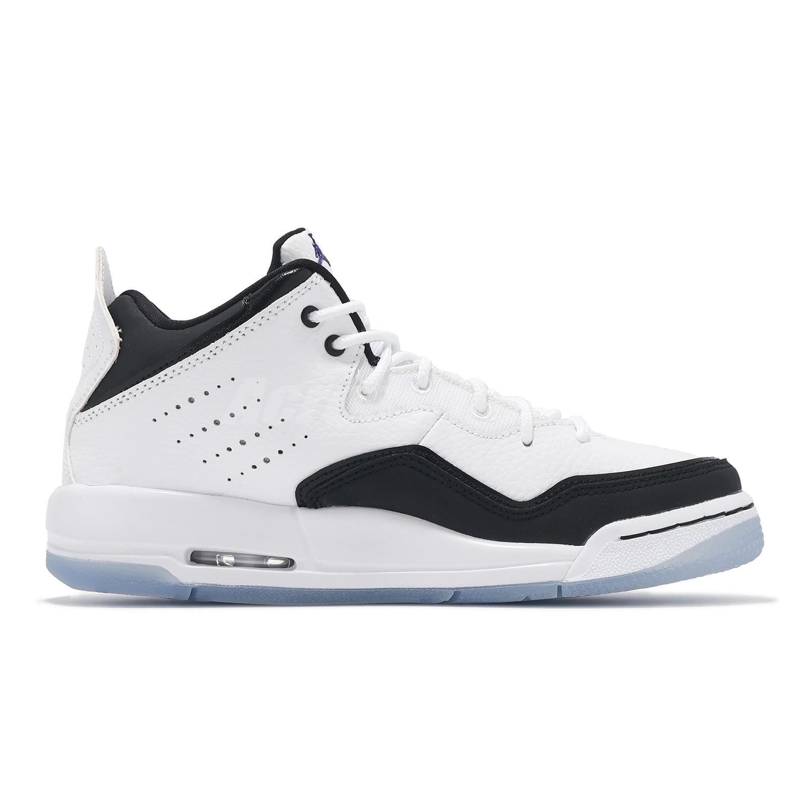 Nike Jordan Courtside 23 GS White Dark Concord Black Kid Youth