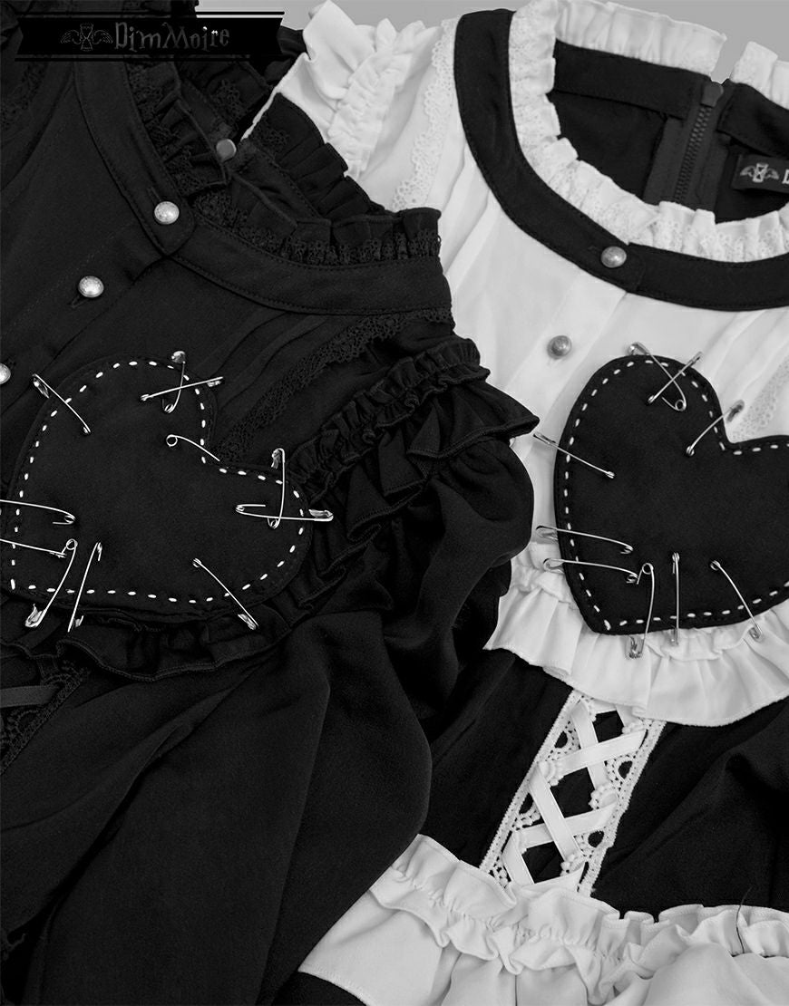 DimMoire【ディムモアール】フリルに埋もれて見る悪夢ドレス /Black