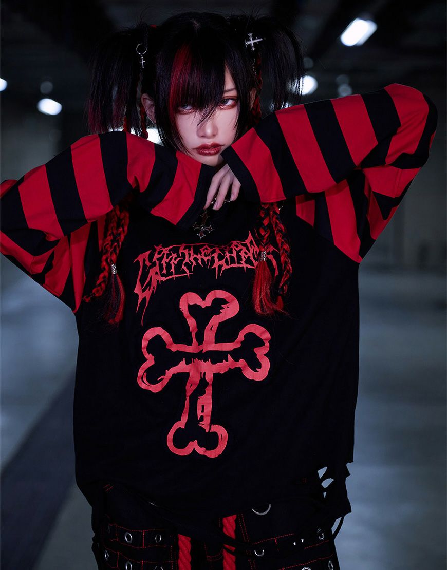 DimMoire【ディムモアール】キャミオフショルT/Gray