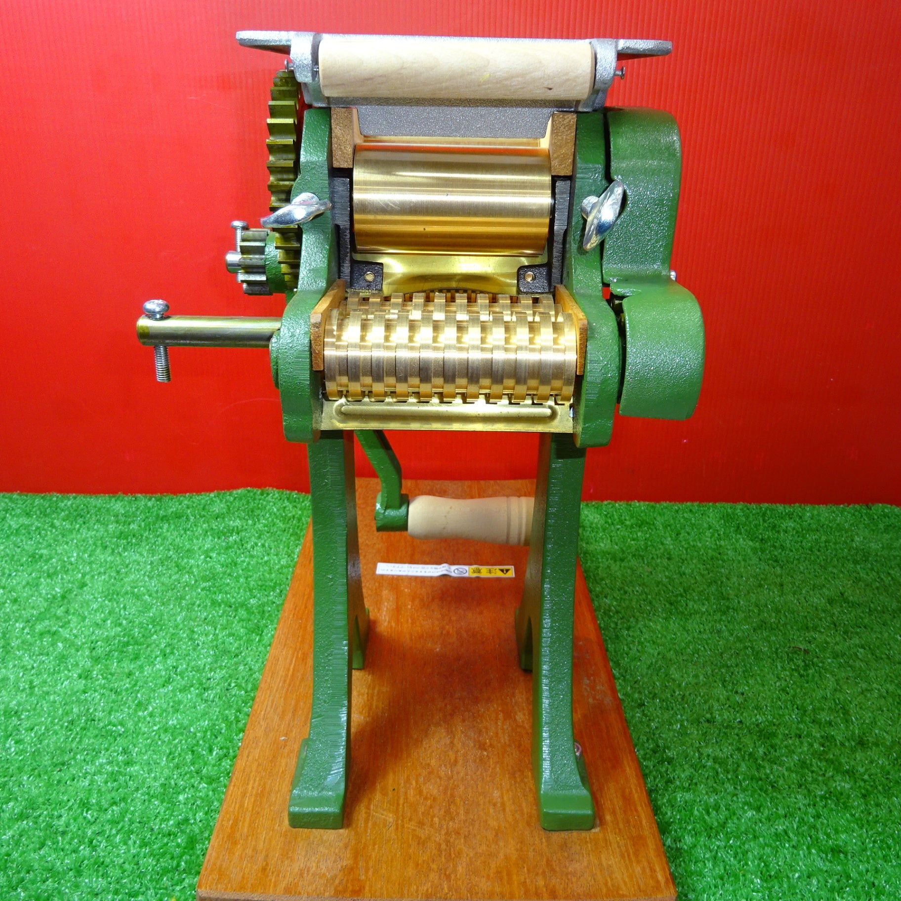 未使用】 小野式製麺機 1号型 両刃 業務用 製麺用品 うどん そば