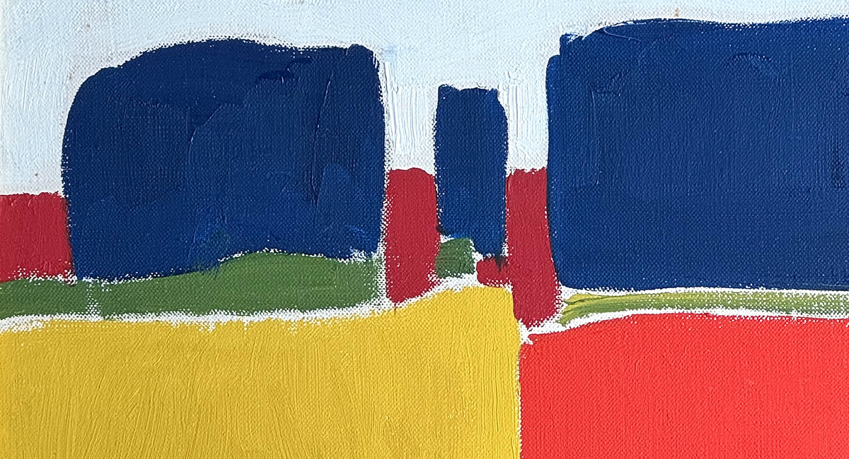 大沢昌助「（風景）」/キャンバス油彩/絵画販売(SOLD)