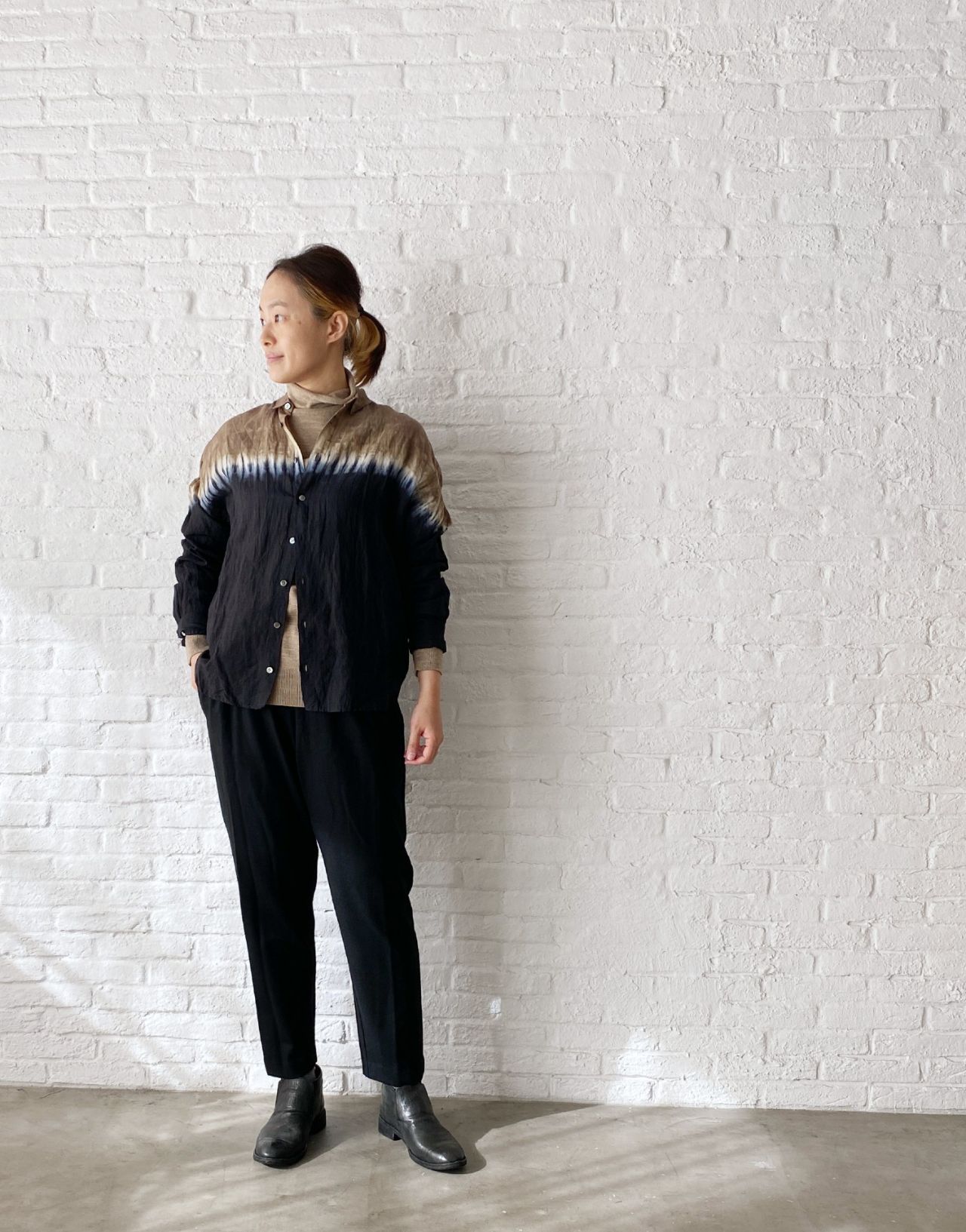 再入荷》有松絞り シャツブラウス | pas de calais Online | pas de