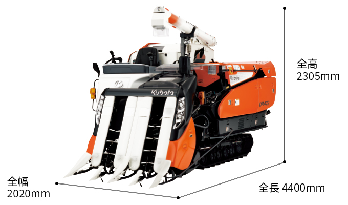 ラインアップ｜DIONITH DR472｜コンバイン・バインダー・ハーベスタ