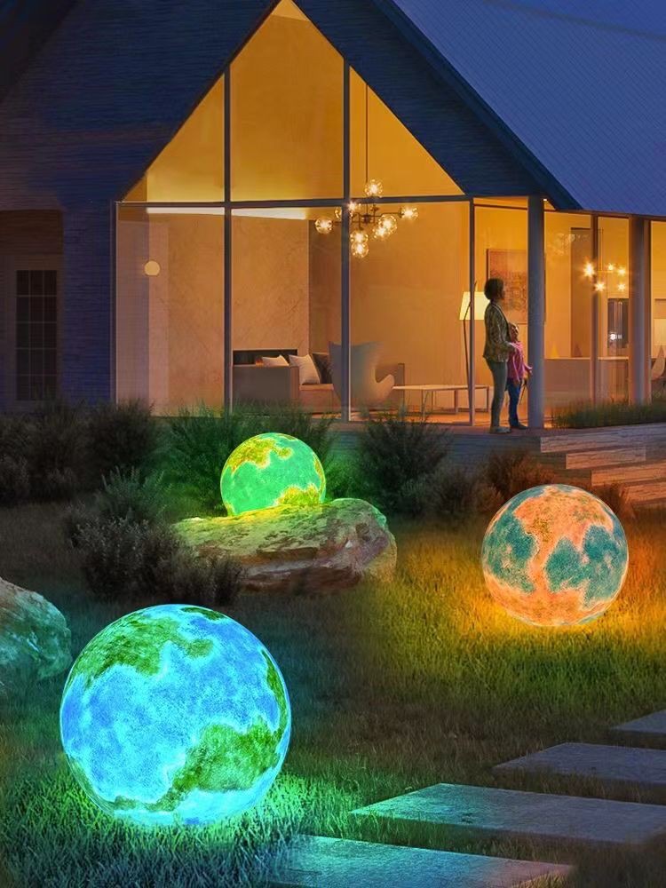 地球と月の形をしたLED吊り天井ランプ,25cmのペンダントライト,室内