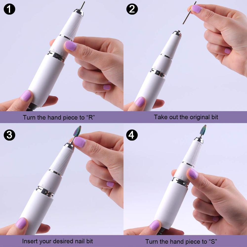 Makartt 30000 rpm 電気ネイルドリル用ハンドピースシャンク Up200