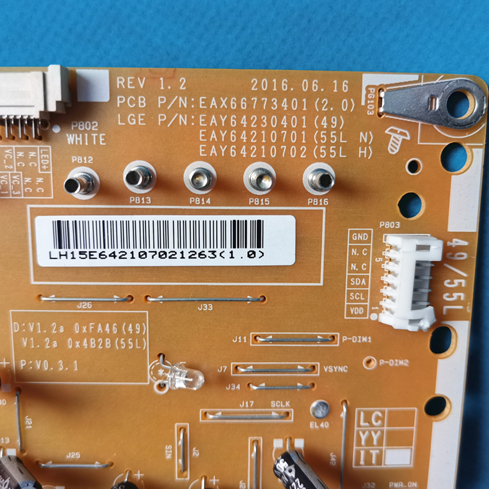 LG テレビ電源ボード 55UH6500-CB 55UH661V-ZF 49UH6500-C EAX 用