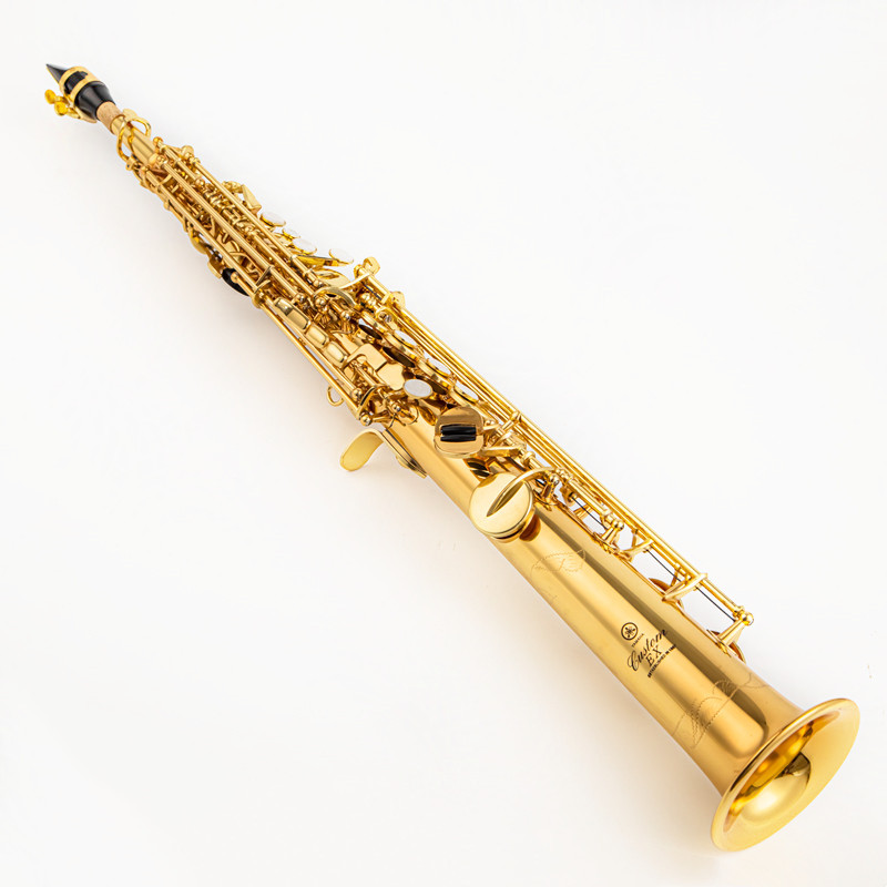 Japan 875 Brass Straight Soprano Saxophone Bb B Flat Sax Saxophone