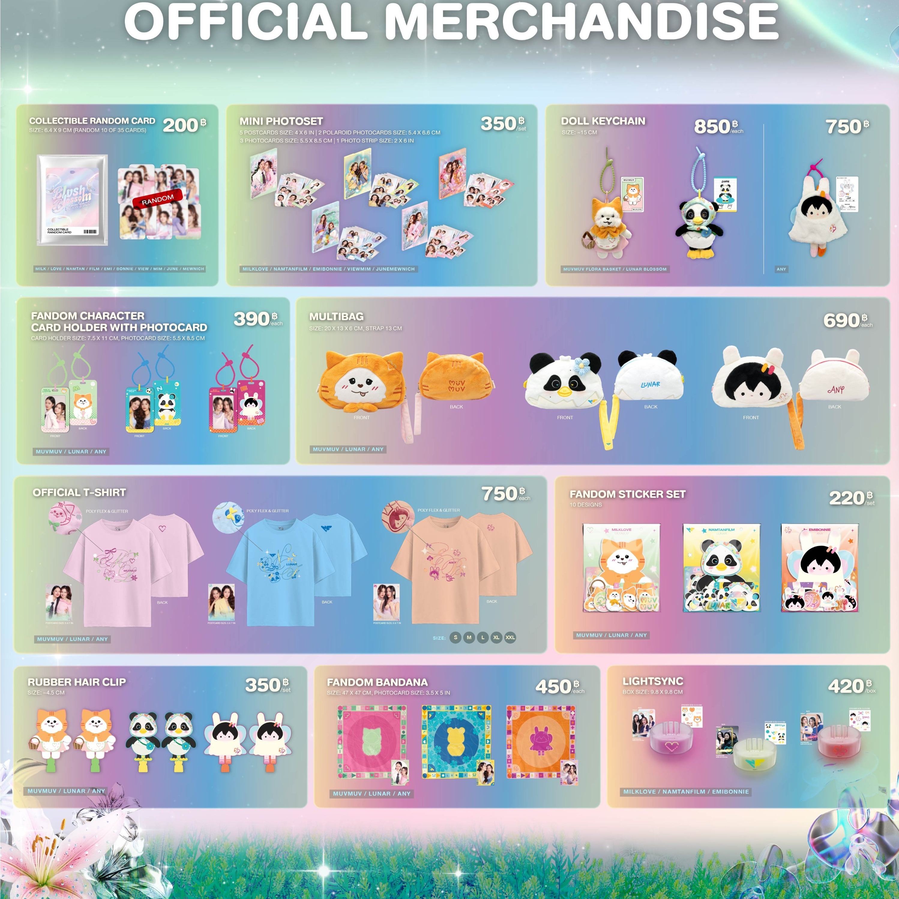 Presale 2025.6 Official GMM Merchandise Our Love US EmiBonnie BBF