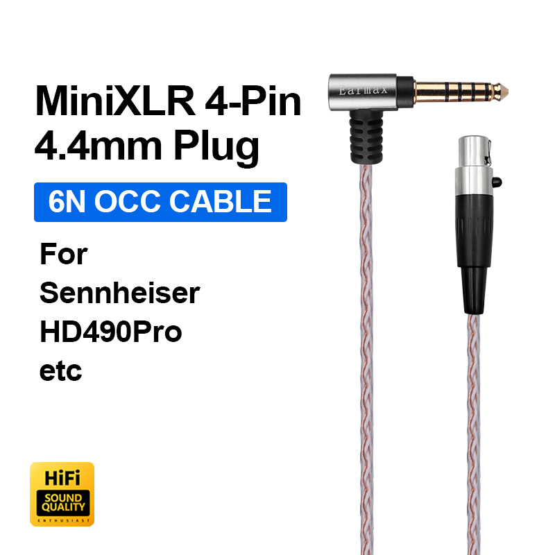 Earmax ゼンハイザー HD490 プロプラス交換可能な 4.4 ミリメートル