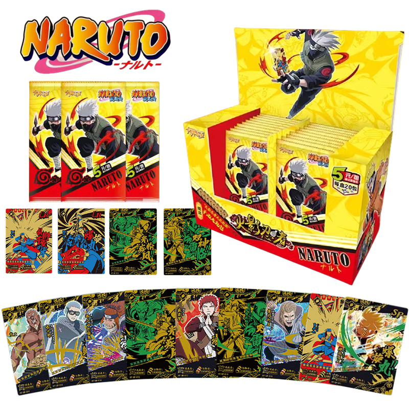 Naruto Cards Booster Collection Cards Uzumaki Sasuke Ninja Game