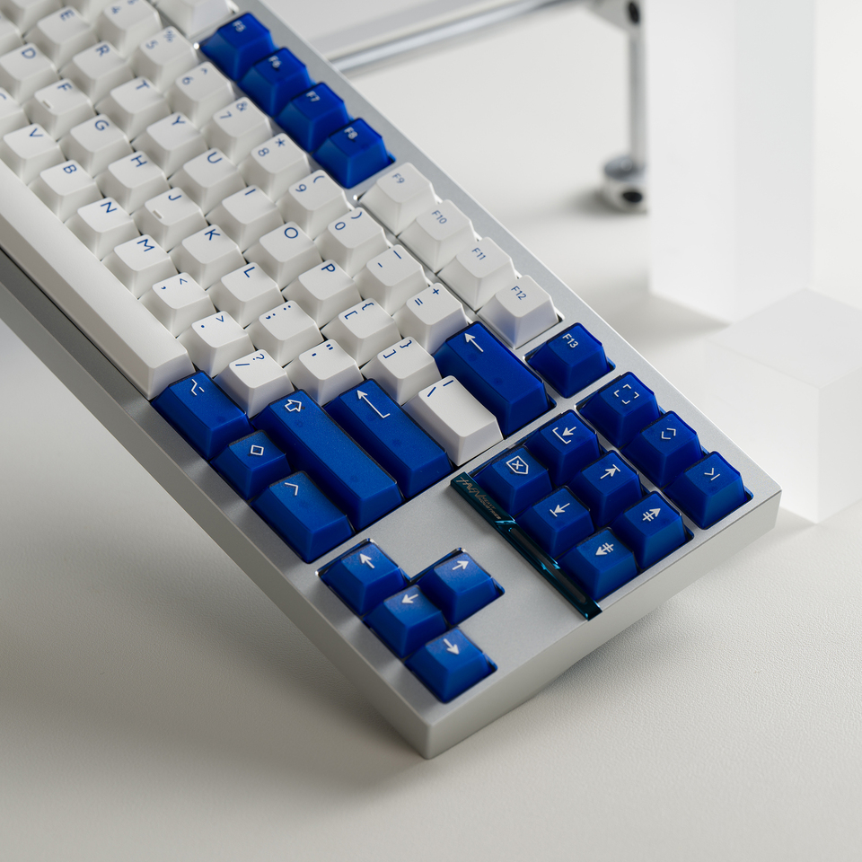 PBTfans Klein Blue R3 ABS material Cherry profile Doubleshot fit