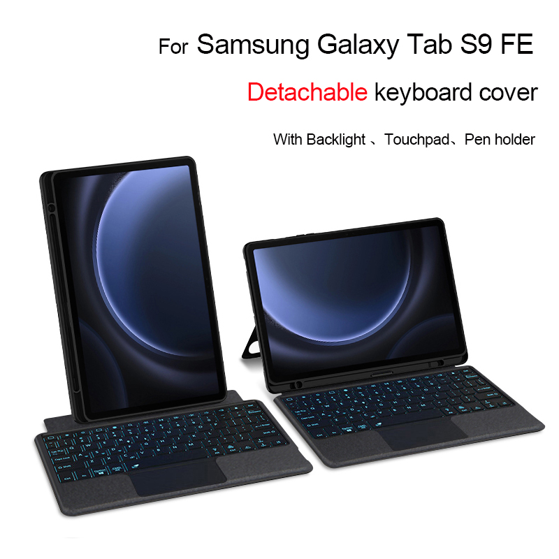 サムスンギャラクシータブ用の取り外し可能なキーボードケース,s9,e