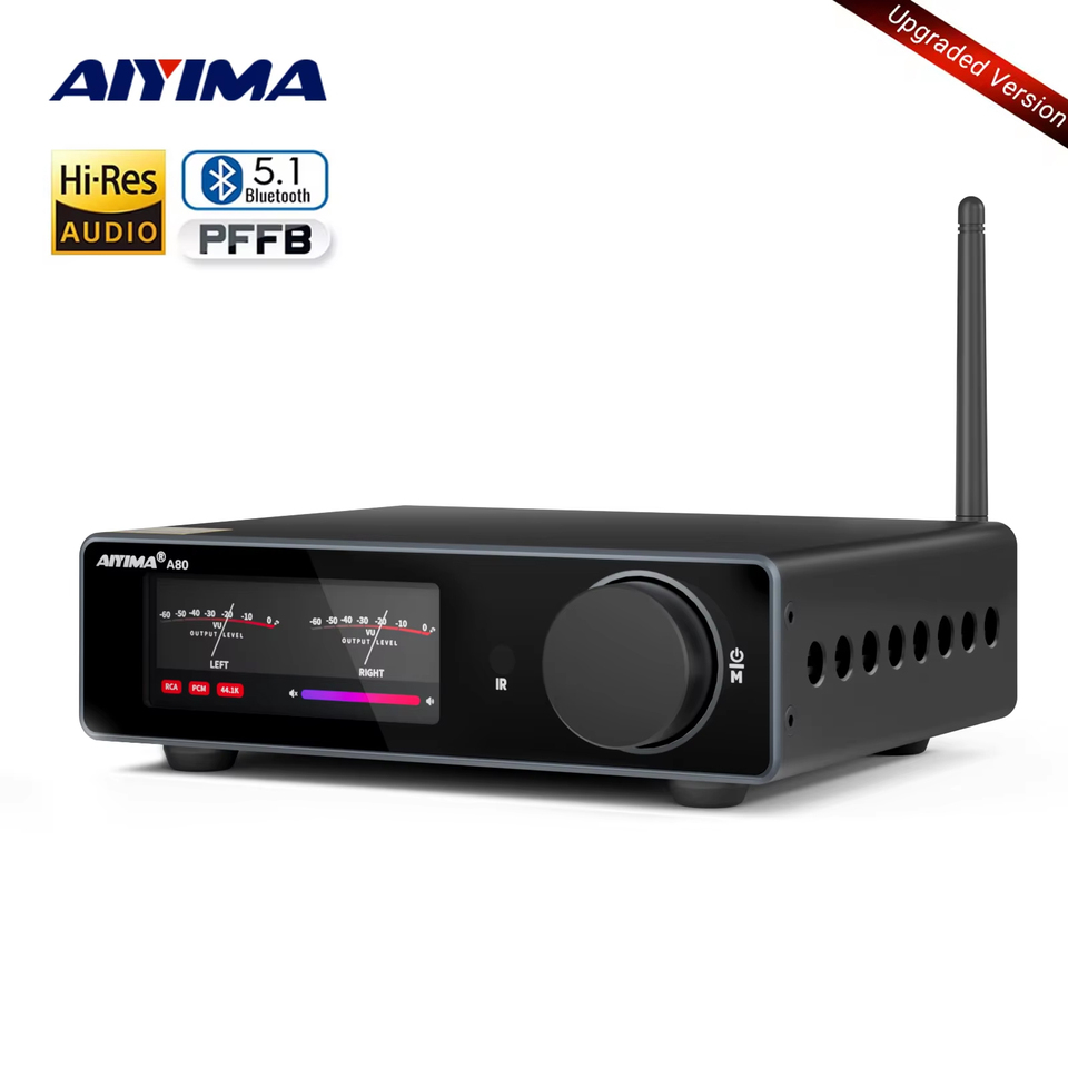 AIYIMA アップグレード版 A80 パワーアンプ TPA3255 DAC Bluetooth