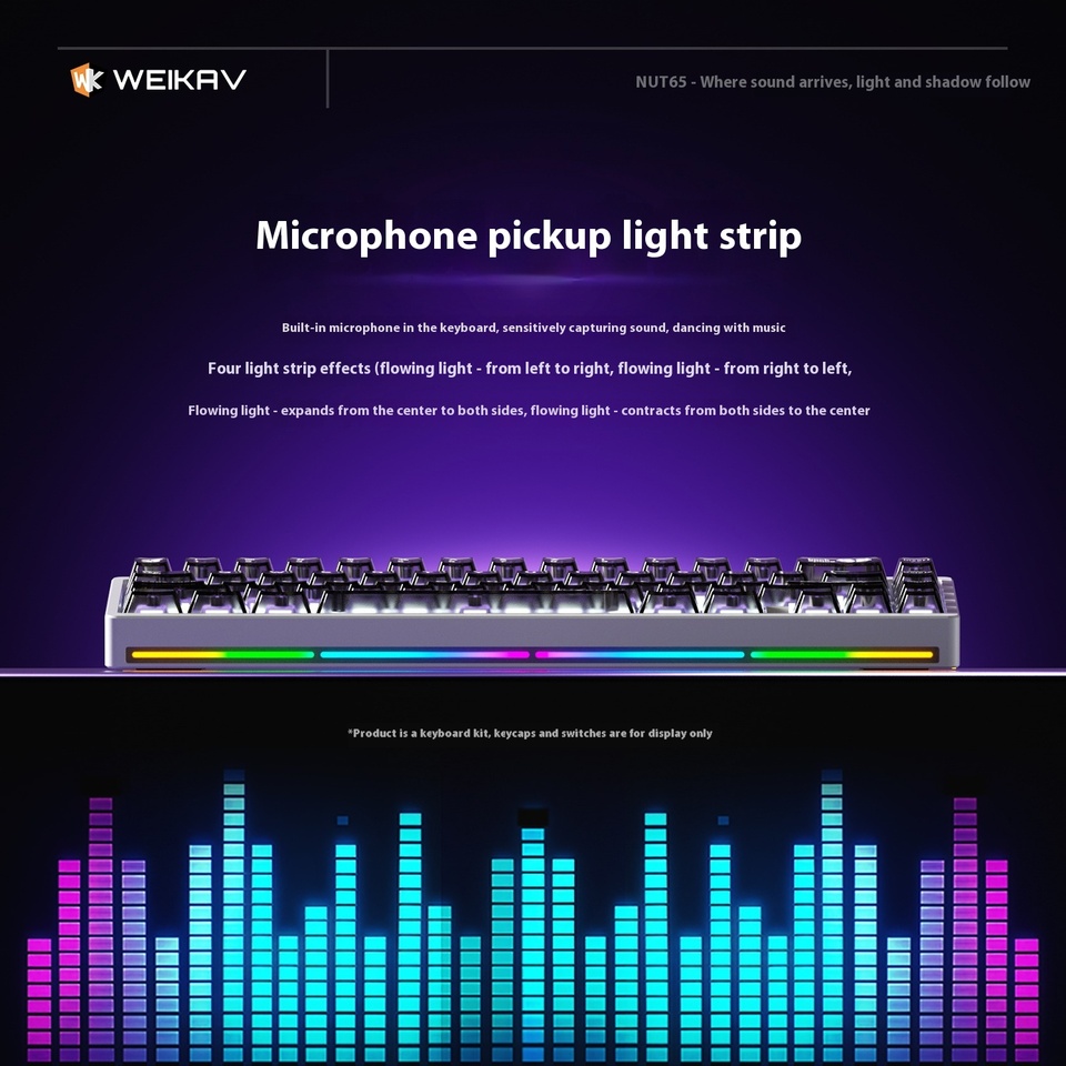 WEIKAV Nut 65 メカニカルキーボード ベアボーンキット DIY ホット