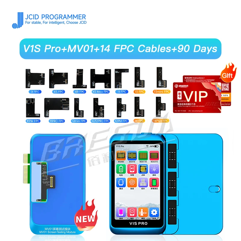 JC V1SPRO Programmer Rewrite Data for IPhone 6-14 Read Write