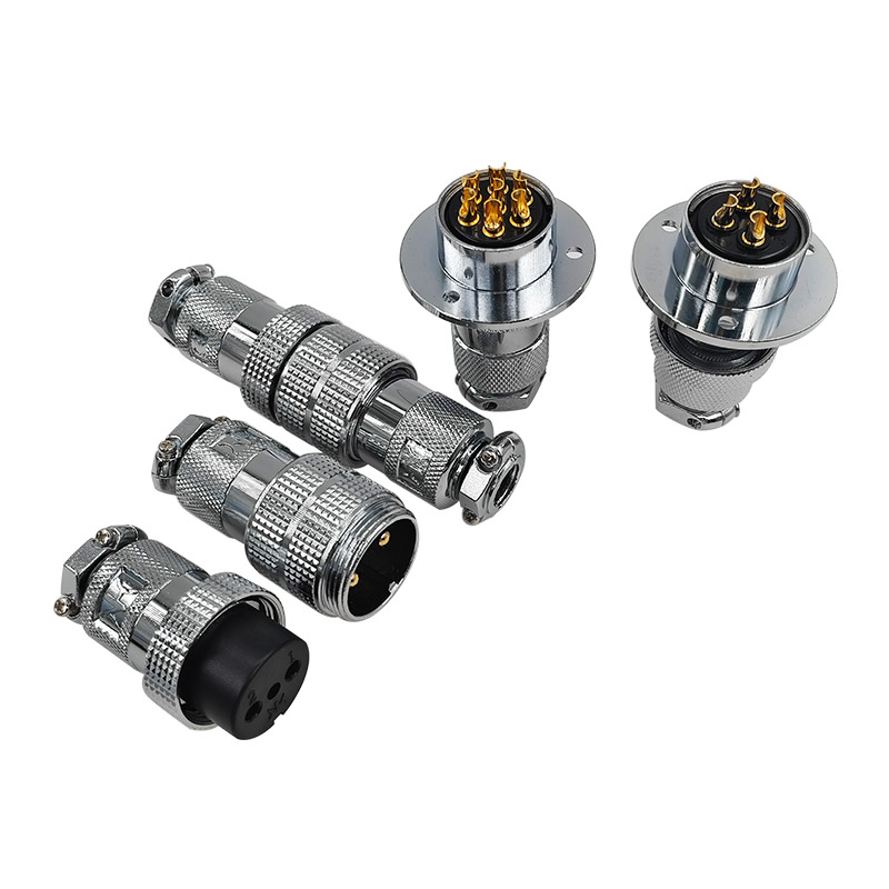 GX25 plug cable connector Flange fixing 20A 2pin 3pin 4pin 5pin