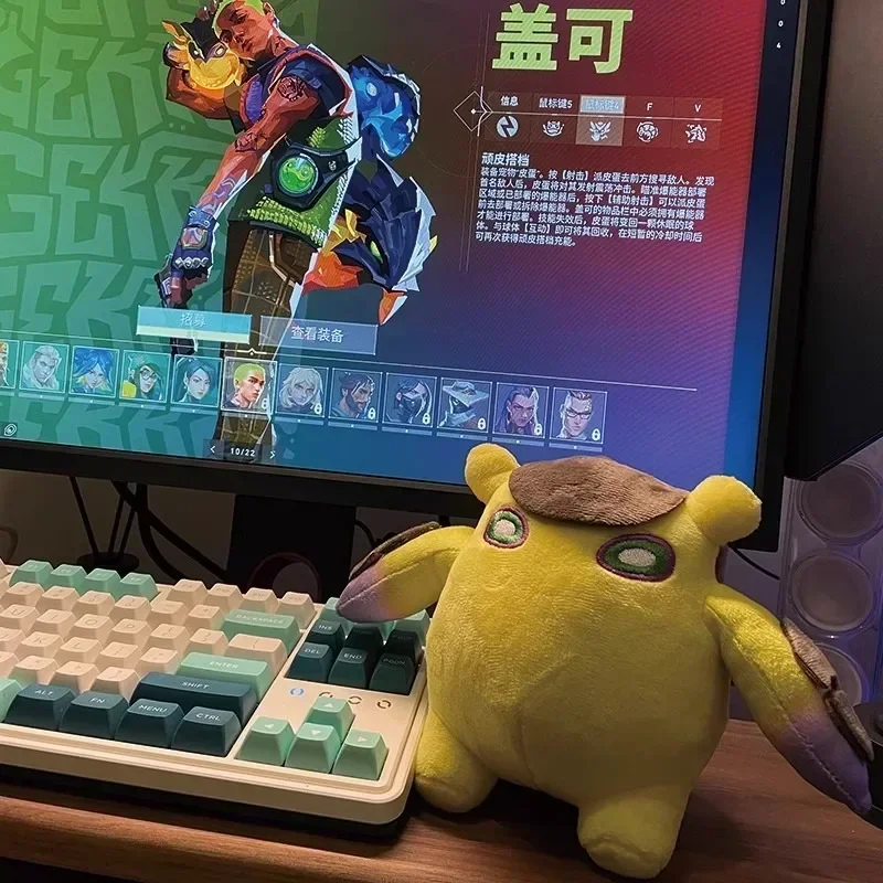 男の子のためのwingmanぬいぐるみ、valorant、geekぬいぐるみ、kawaii