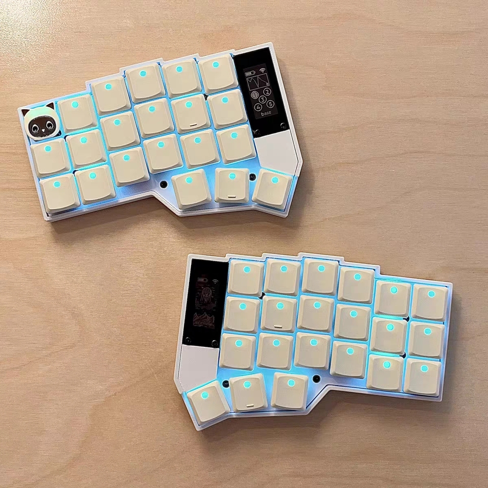 Corne V4 Wireless Bluetooth Dual Mode Keyboard Ergonomic