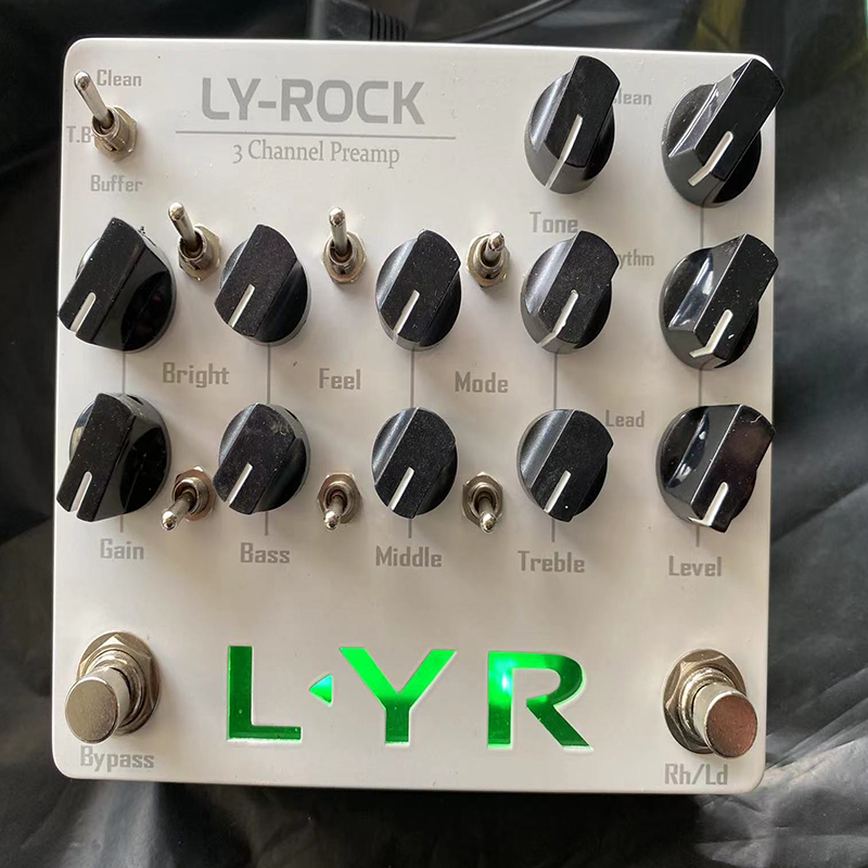 LY-ROCK LYR 3 Channel Guitar Preamp Pedal Effect Pedal for KSR