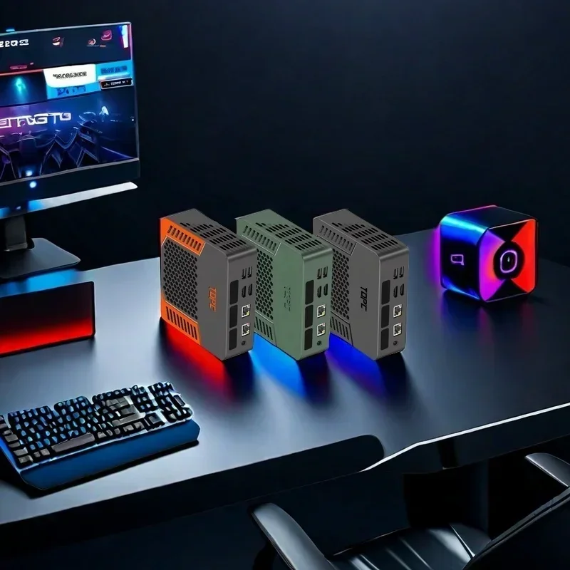 Topton Mini PC AMD Ryzen 7 8845HS ES 7840HS ES Version USB4.0 Dual