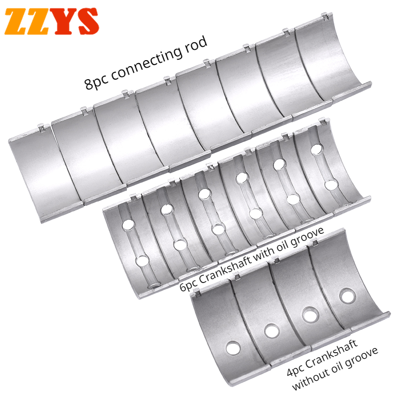 STD +25 +50 Con Connecting Rod & Crankshaft Main Bearing Set for