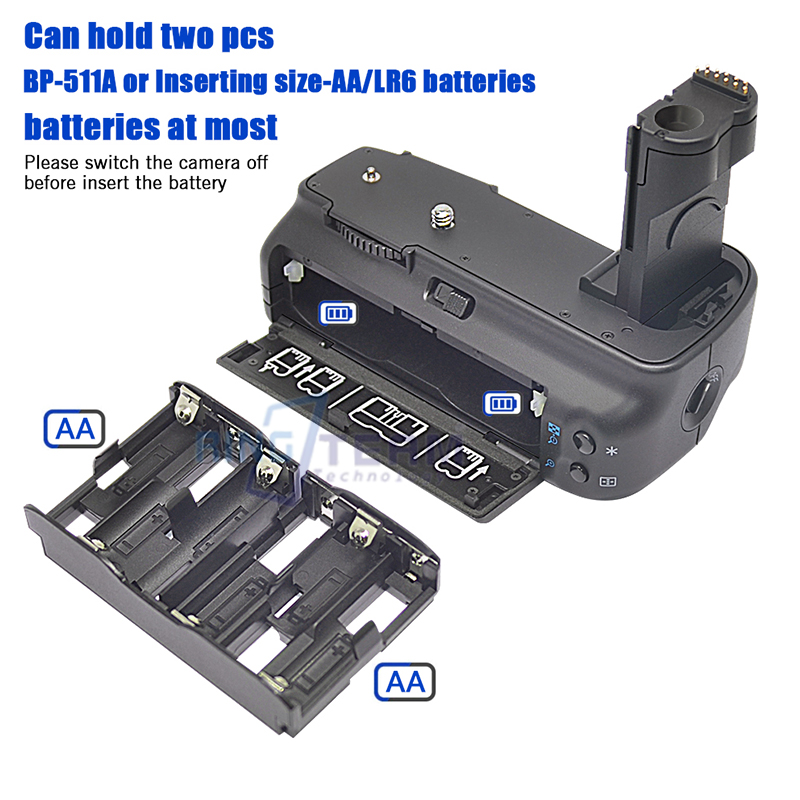 カメラ用垂直バッテリーグリップ,Canon eos 50d 40d 20d 30d,BG-40D BG