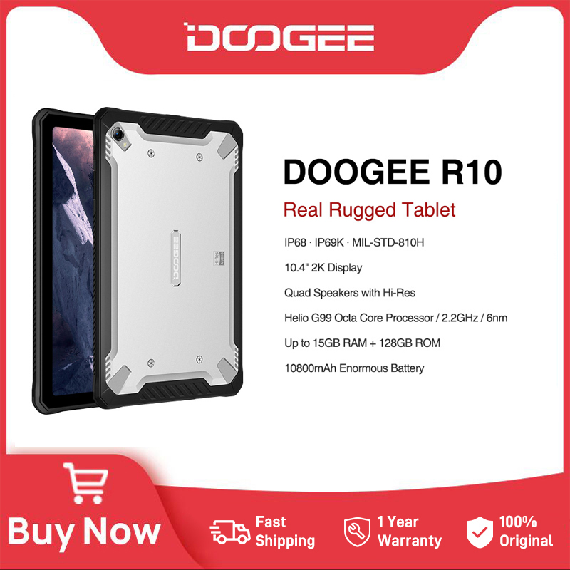 DOOGEEからHelio G99搭載”タフネスタブレット”「DOOGEE R10」が発売