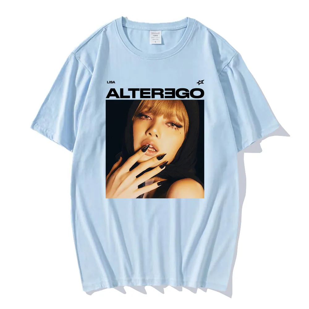 LISA Alter Ego 2025 New Album Printing Tshirts Korean Singer