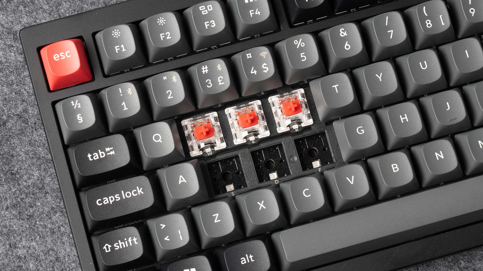 Lemokey P1 Pro ISO Layout QMK Wireless Custom Gaming Mechanical